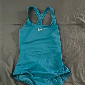 Nike Women's Blue One-Piece Swimsuit